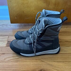 Sorel Gray and Black Winter Boots